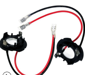 LED車(chē)燈底座LED底座改裝高爾夫5燈座H7車(chē)燈座廠家直供