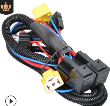 led大燈線束鹵素?zé)鬑4增光線組增光器增亮線改裝線組工廠直銷(xiāo)