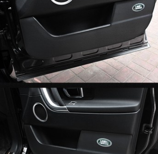 路虎發(fā)現(xiàn)神行 攬勝運動 極光 發(fā)現(xiàn)4車門防踢墊門板喇叭防刮墊改裝