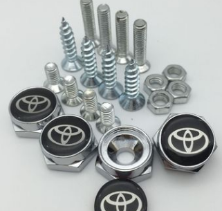 供應(yīng) 汽車牌照螺絲 豐田專用車牌架 防盜固封螺絲 牌照框螺絲