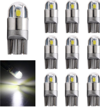 外貿(mào)爆款 汽車LED燈泡 3030 2SMD W5W T10 12V 示寬燈
