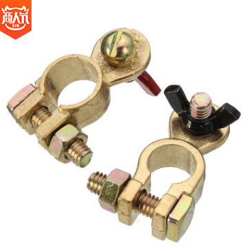 純銅電瓶夾 汽車電瓶樁頭 蓄電池卡子 通用電瓶端子