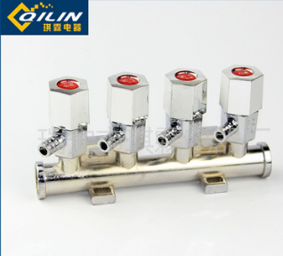 廠家直銷貨車淋水器配件淋水閥合金分水器總成淋水器開關(guān)四五六通