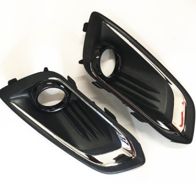 適用15-17款福睿斯前霧燈框罩福瑞斯格柵電鍍亮條片改裝專用高配