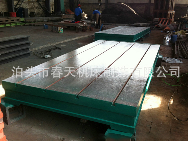 鑄鐵T型槽平臺|春天機(jī)床廠家發(fā)貨可定做