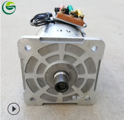 電動汽車配套順天風(fēng)伯72V5KW交流電機心愛新能樂唯躍迪開云德瑞博