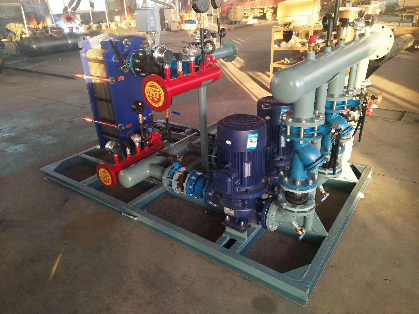 換熱機(jī)組結(jié)構(gòu)原理/青島市凱尼爾換熱設(shè)備