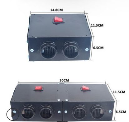 外貿(mào)專(zhuān)供 汽車(chē)取暖器 大功率電暖風(fēng)機(jī) 12V五秒除霜器 車(chē)載暖風(fēng)機(jī)