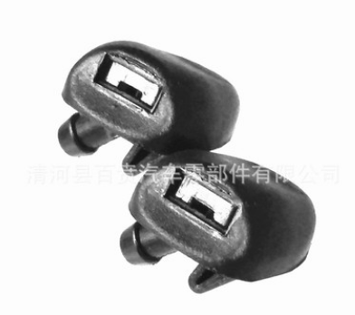 適用于標(biāo)志206 207 307 適用于雪鐵龍C2雨刮噴水嘴 前擋玻璃噴嘴