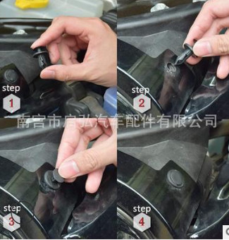 熱銷299PCS盒裝卡扣 通用套裝塑料卡扣塑膠尼龍卡子