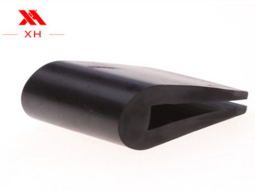 三元乙丙橡膠密封條 機(jī)械振動篩密封條 振動篩橡膠條 U型耐磨條廠