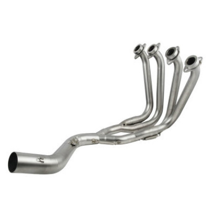 改裝排氣管 大排量彎管消聲器 改裝不銹鋼前段連接管摩托車排氣管