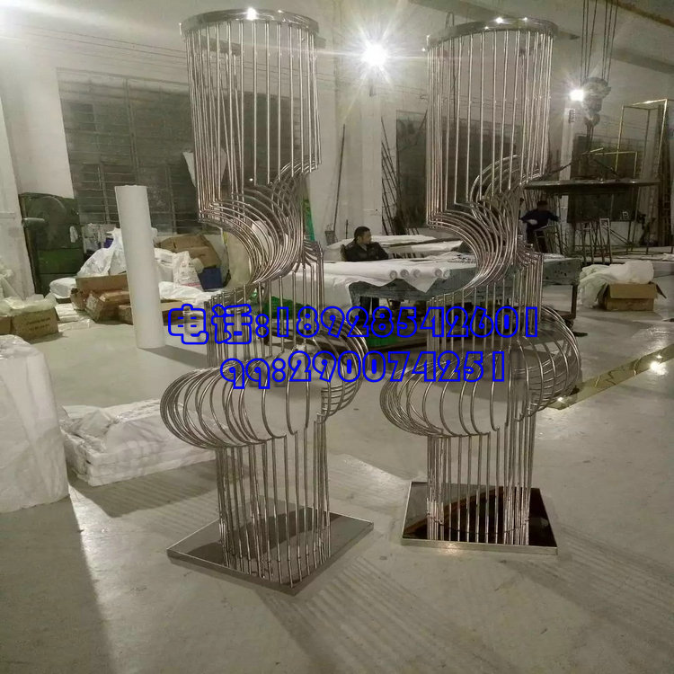 不銹鋼創(chuàng)意茶幾定制/華思榮樂(lè)金屬