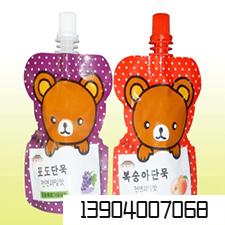 鮮奶異型吸嘴袋/沈陽源豐塑料