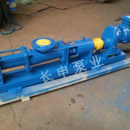 不銹鋼變頻單螺桿泵，長申生產(chǎn)污泥G型螺桿泵