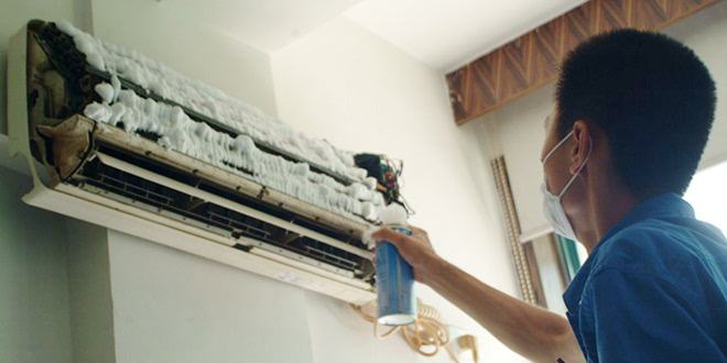 城陽區(qū)中央空調(diào)專業(yè)清洗哪家好|市北區(qū)營信達