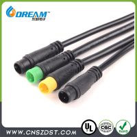 IP65 2針防水電池電機(jī)連接器 傳感器接頭 電動自行車防水插頭