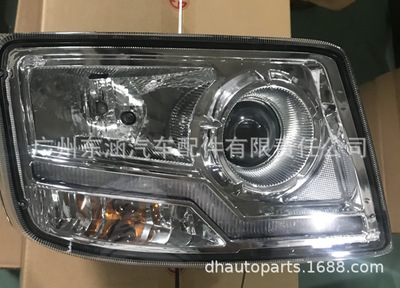 適用歐曼GTL前大燈總成改裝原廠GTL福田戴姆勒6系9系原裝大燈GTL