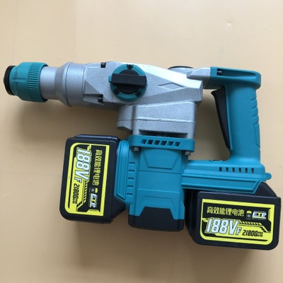 兵刃充電鋰電電錘無(wú)刷兩用多功能大功率工業(yè)級(jí)重型沖擊鉆電鉆電鎬