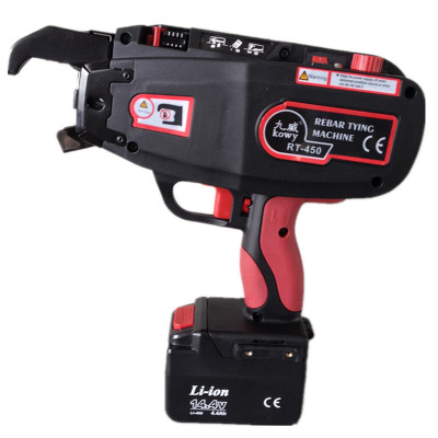 九威RT450/14.4V全自動(dòng)可調(diào)控鋼筋捆扎機(jī)直銷 廠家批發(fā)鋼筋捆扎機(jī)