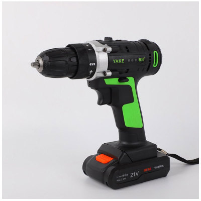 廠家批發(fā)電動工具手電鉆 21V雙速鋰電鉆家用 多功能無線電鉆