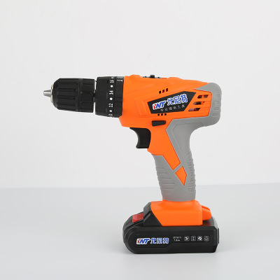 廠家直銷21V充電式?jīng)_擊鉆多功能家用小電動(dòng)螺絲刀電起子鋰電鉆