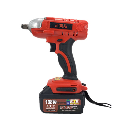 跨境鋰電扳手大功率沖擊電動扳手腳手架木工電動風炮套筒扳手