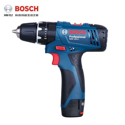 博世電鉆工具鋰電沖擊鉆GSB120-Li家用充電式手槍鉆電動螺絲刀