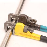 美式重型沾塑管子鉗 水管鉗 水暖管道安裝鉗 管子扳手 廠家直銷