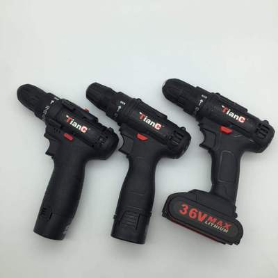 TianC多功能充電鉆鋰電鉆手電鉆手槍鉆電動螺絲刀沖擊鉆電起子