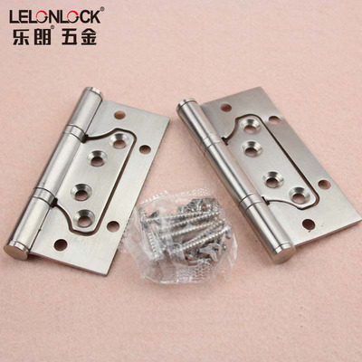 304不銹鋼子母合頁(yè)4寸免開孔鉸鏈靜音軸承門鉸室內(nèi)木門活頁(yè)