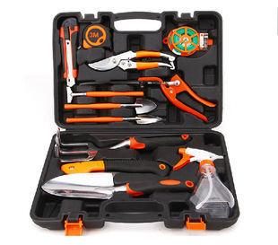 園林工具套裝箱 家用五金手動(dòng)組套組合 修剪花卉園藝