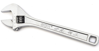 世克 白鎳大開口活動扳手帶刻度 活口扳手活絡(luò)開口扳手8寸-15寸