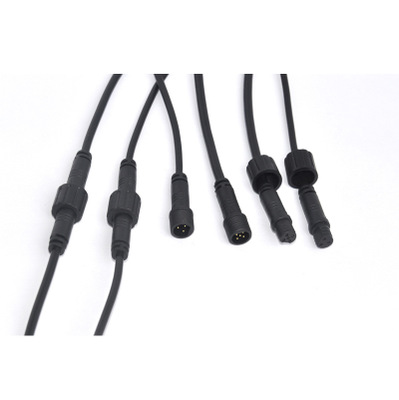 廠家直銷 電動自行車防水插頭 ip67防水連接器 自行車車鎖線訂制