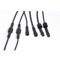 廠家直銷 電動自行車防水插頭 ip67防水連接器 自行車車鎖線訂制