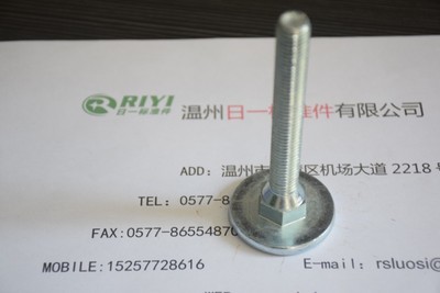 （RIYI廠家供應(yīng)）M12X80洗衣機底腳螺栓 家電地腳螺栓 支持定做
