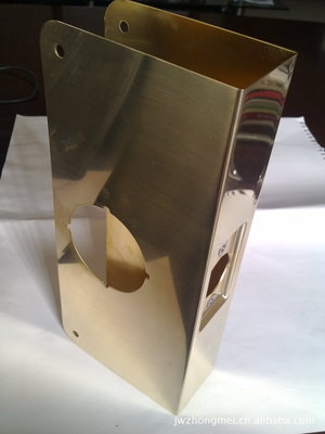 佛山五金沖壓件加工廠鐵片不銹鋼 門鎖扣板 非標(biāo)定制精密沖壓件