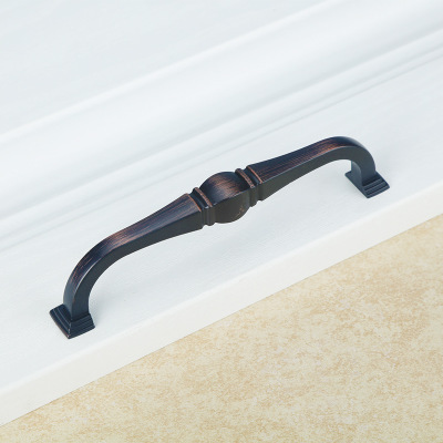 歐式黑紅古拉手 抽屜家具五金門把手 現(xiàn)代簡約櫥柜拉手