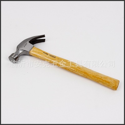 廠家直銷 堅(jiān)固木柄羊角錘 家用手工錘子起釘錘