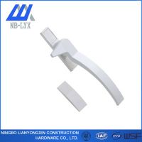 廠家直銷 七字執(zhí)手鋁合金平開窗把手 門窗配件 單點高執(zhí)手