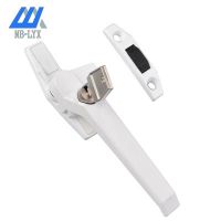 廠家直銷 七字執(zhí)手鋁合金平開窗把手 外開把手 15號帶鎖單點執(zhí)手