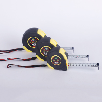 現(xiàn)貨批發(fā)5米7.5米10米包膠鋼卷尺 耐磨 耐用 耐摔 磨砂卷尺盒尺