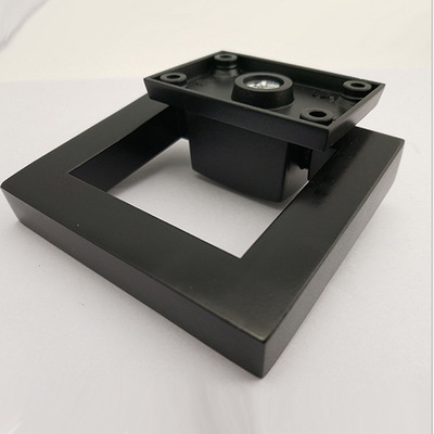 大號家具拉手 黑色大號拉手環(huán) 方形鋅合金敲門器 方形拉手環(huán)