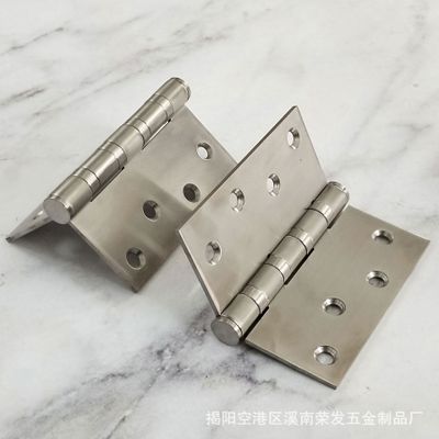 廠家批發(fā)軸承木門4*4*3平開合頁 房門不銹鋼活頁 門窗小五金配件