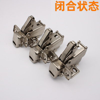 阻尼液壓靜音鉸鏈 165°175度180°櫥柜衣柜門鉸 大角度拐角合頁