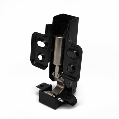 固定式鋁框鉸鏈門鉸櫥柜鉸鏈家具鋁框鉸鏈不可拆卸黑色鋁門窗配件