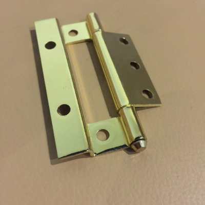 3寸白色偏心合頁1.5 鐵銅電鍍不銹鋼款合頁 木制百葉窗蝶型合頁