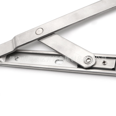 廠家批發(fā)門窗五金配件24寸22方槽六連不銹鋼上懸窗撐鋁合金窗滑撐