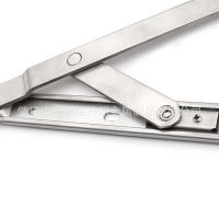 廠家批發(fā)門窗五金配件24寸22方槽六連不銹鋼上懸窗撐鋁合金窗滑撐