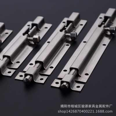 不銹鋼插銷小方中方1.5-12寸明插銷/暗插銷/門窗mm房門插銷/門栓